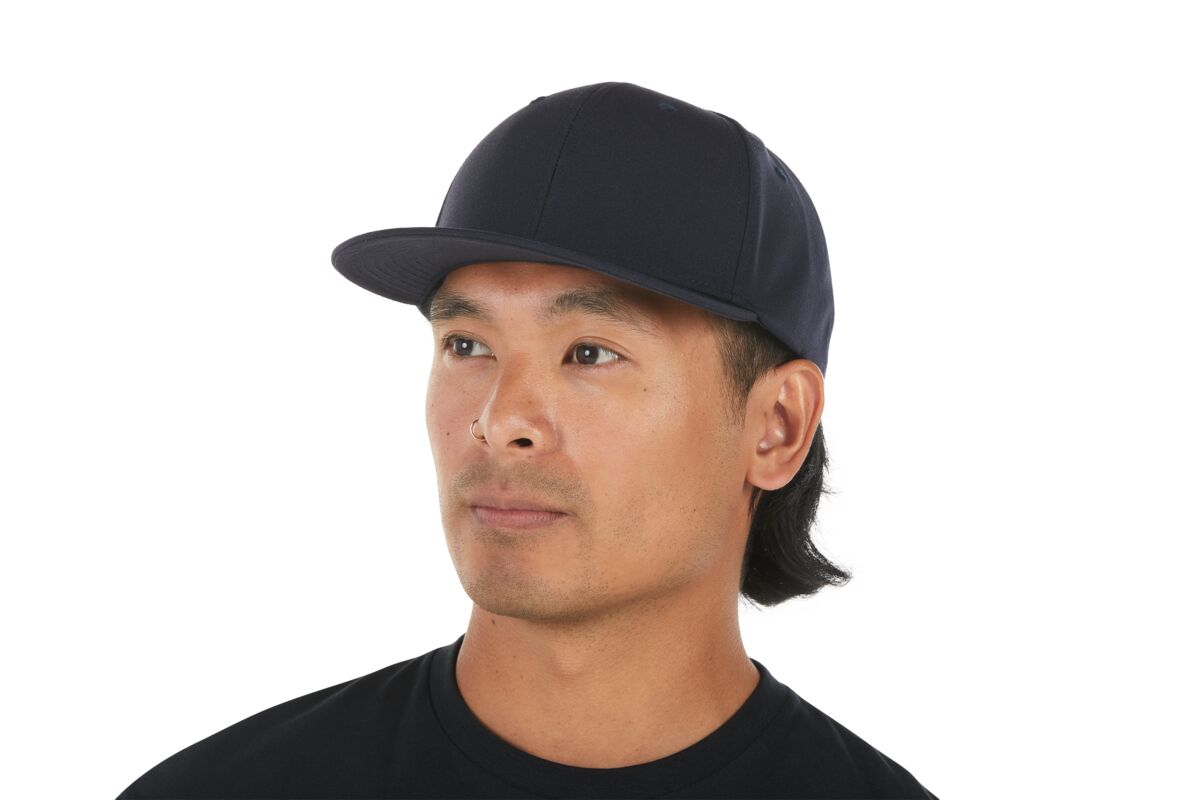 recycled-poly-classic-6-panel-hat-v6 WebPDP-HAT001215_Recycled_Poly_Classic_6Panel_Hat_Tidal_Blue_Studio_Harper_Studios_0723_Side__HAT001215OS.jpg