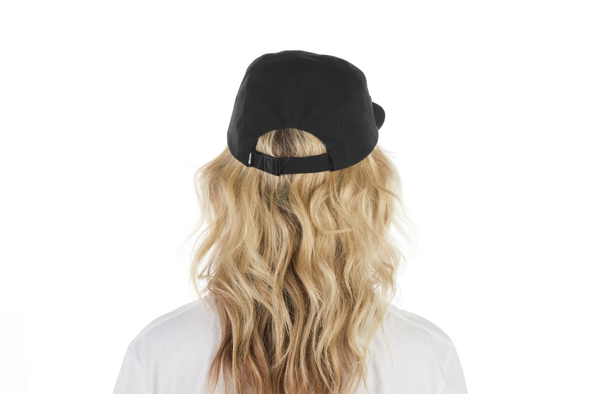 recycled-poly-flat-brim-5-panel-hat-u2 WebPDP-HAT003002_Recycled_Poly_Flat_Brim_5Panel_Hat_Black_Studio_Harper_Studios_0723_Back__HAT003002OS.jpg